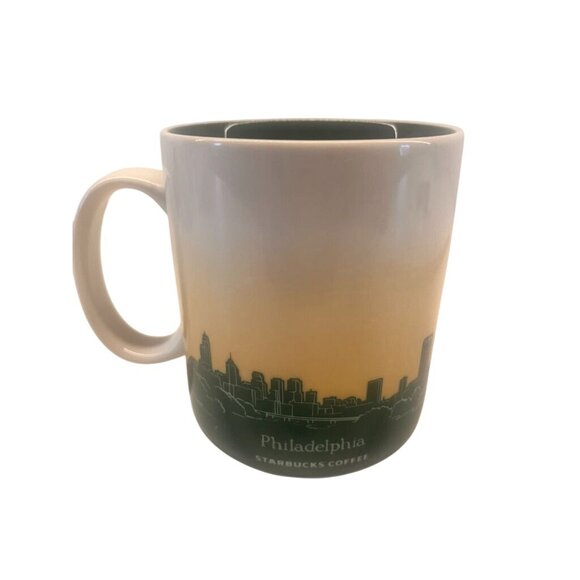 Starbucks 2011 Philadelphia Skyline Mug Superbowl Champion City Landmarks - Picture 2 of 4